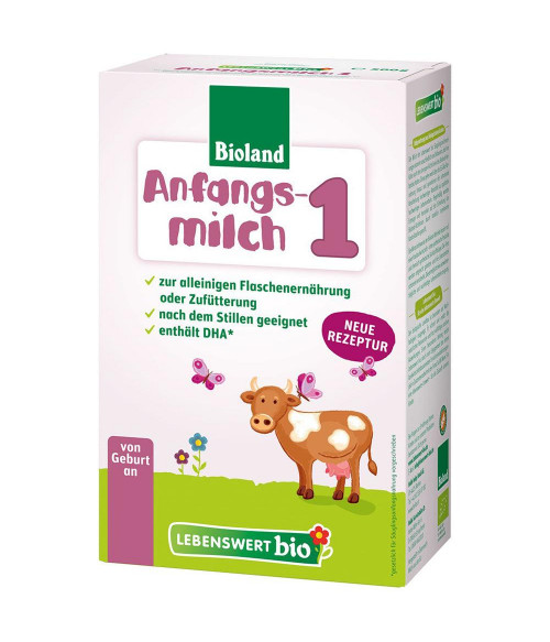 Lebenswert Stage 1 Bio Organic Baby Formula With DHA (6 Boxes)